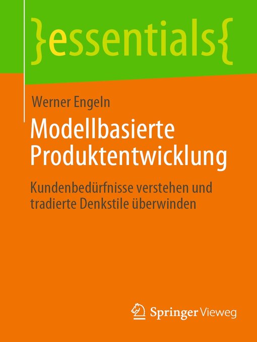 Title details for Modellbasierte Produktentwicklung by Werner Engeln - Wait list